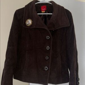Esprit Brown Button-Up Women's Jacket medium